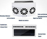 Solar Power Car Fan