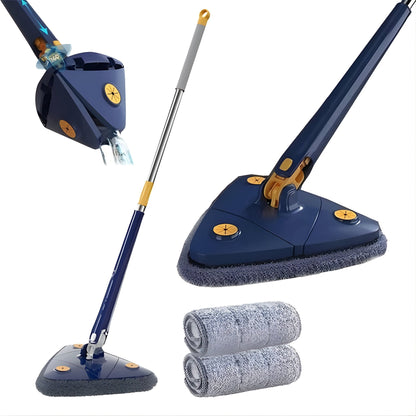 Flexible Triangle Rotary Squeezing Mop - Almaraa Store