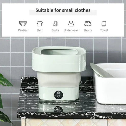 Foldable Mini Laundry Machine - Almaraa Store