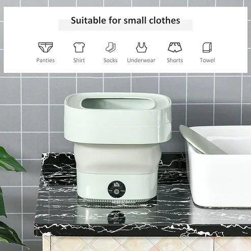 Foldable Mini Laundry Machine - Almaraa Store