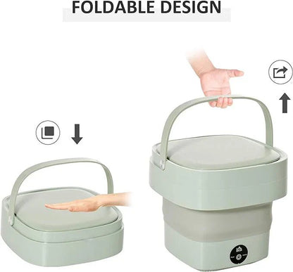 Foldable Mini Laundry Machine - Almaraa Store