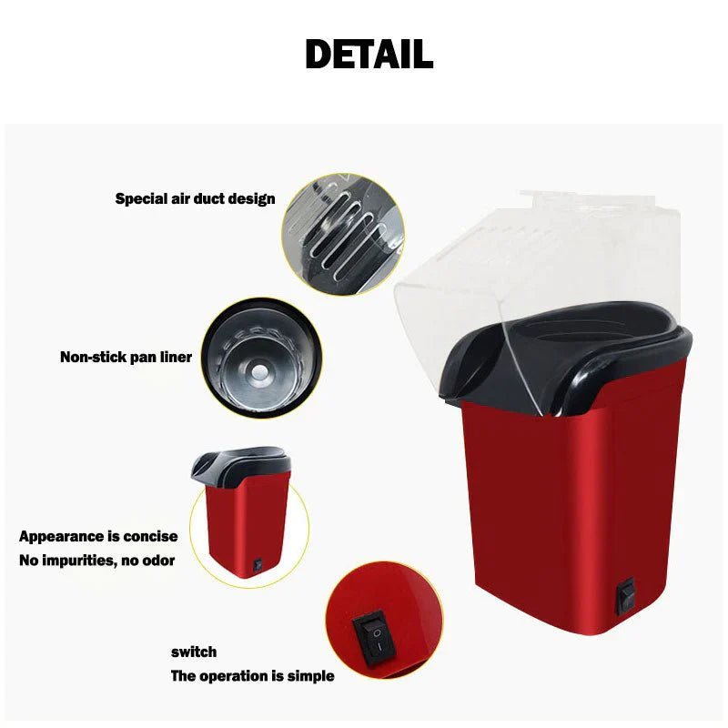 Mini Popcorn Machine - Almaraa Store