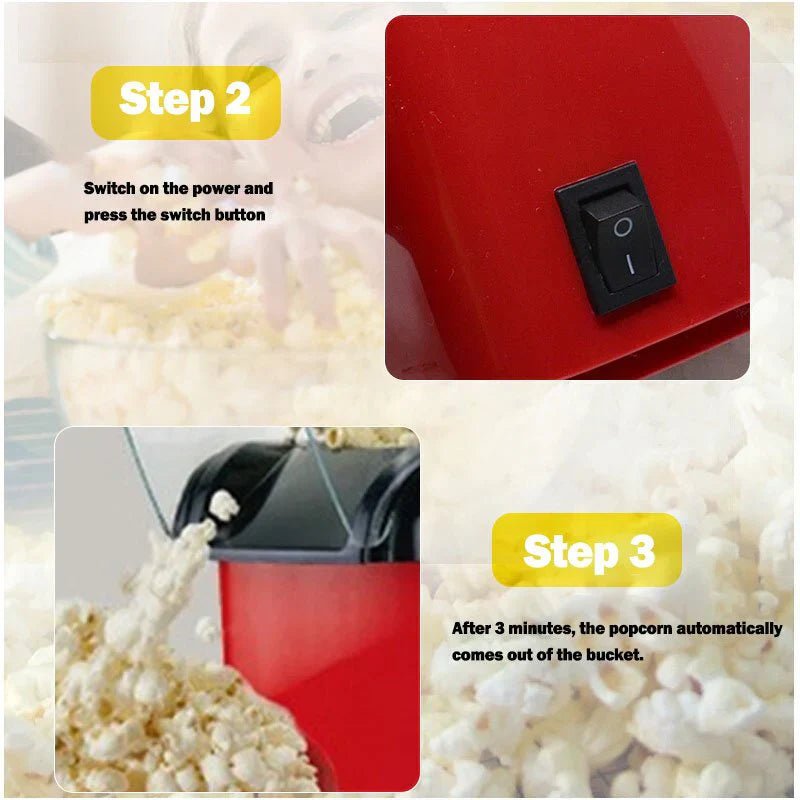 Mini Popcorn Machine - Almaraa Store