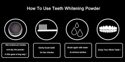 Natural Charcoal Teeth Whitening Powder - Almaraa Store