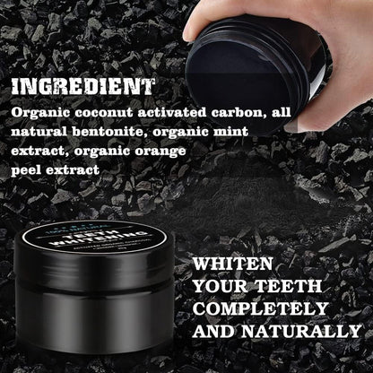 Natural Charcoal Teeth Whitening Powder - Almaraa Store