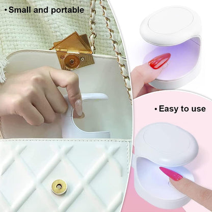 Portable UV Nail Lamp – Quick - Dry Gel Polish Curing Light - Almaraa Store