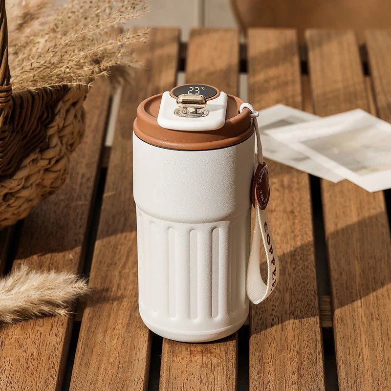 Smart Digital Thermal Bottle Portable Coffee Mug - Almaraa Store