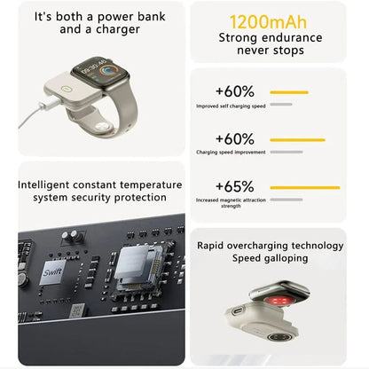 Smart Watch Power Bank - Almaraa Store